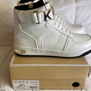 Girls MK high top sneakers size-4 for $28